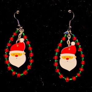 Hand crafted Christmas earrings